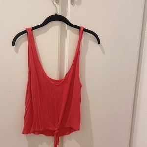 Urban outfitters red tank crop top